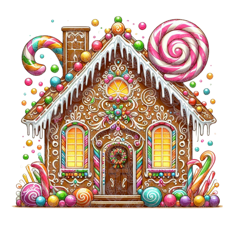Whimsical Gingerbread House – GBH20578